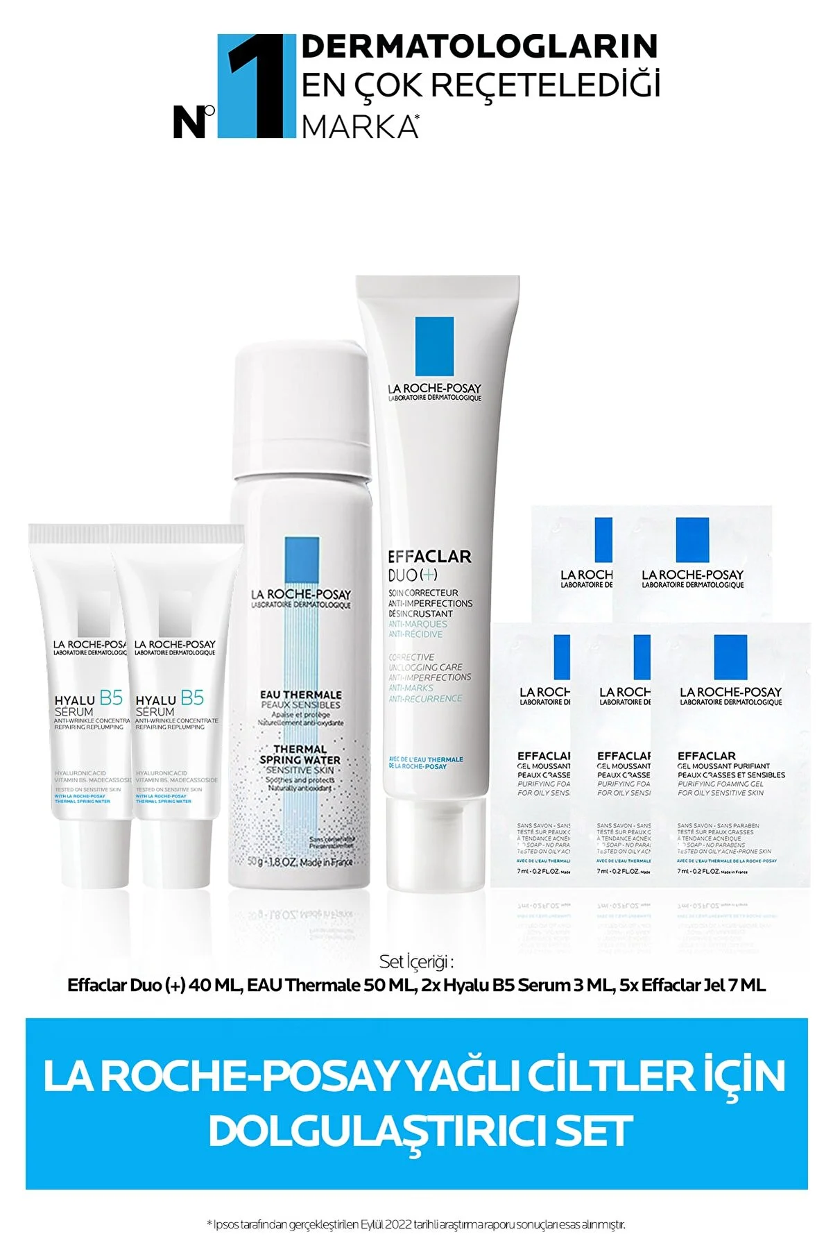 La Roche-posay Yağlı Ciltler için Dolgunlaştırıcı Cilt Bakım Seti