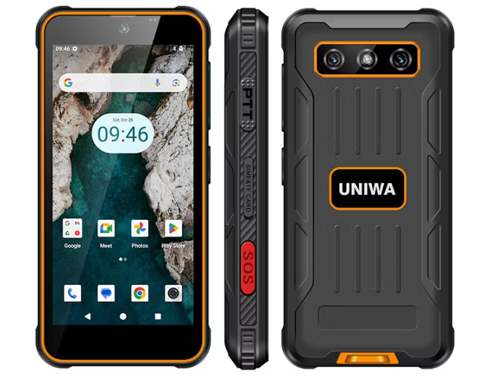 Android 14 Mini 4 inç Dayanıklı 4G LTE Akıllı Telefon 4GB RAM 64GB