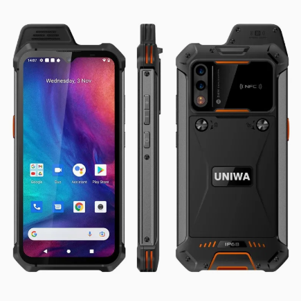 6.3 inç FHD IP68 Su Geçirmez Akıllı Telefon 4G Poc Radyo NFC 4G Dayanıklı Mobil Telefon